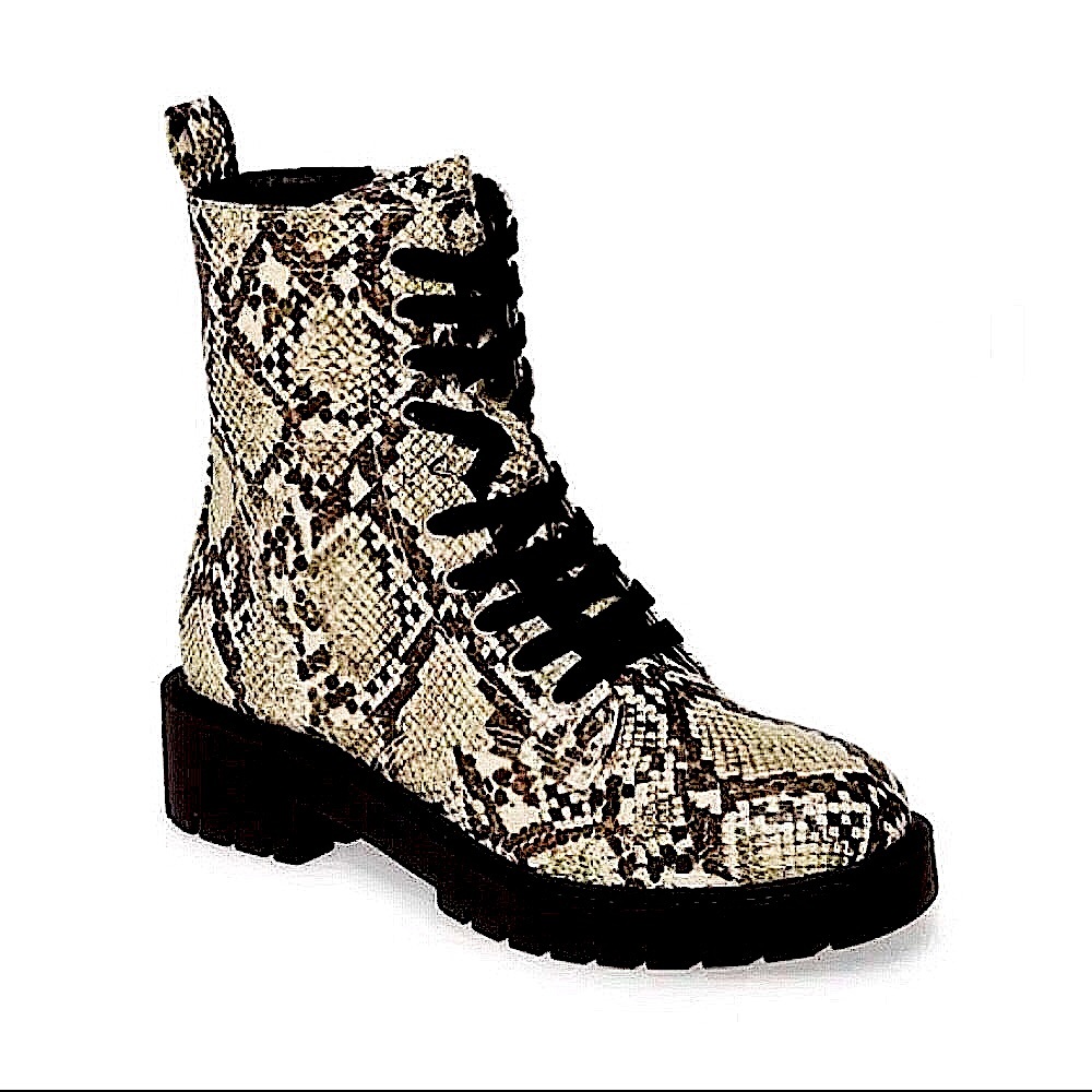Steve Madden Guided Snake Combat Booties! - Picture 3 of 16